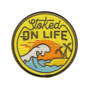 แพทช์ปักลายสไตล์ใหม่ผ้านิ่มปักสีพื้นแผ่นพีวีซีผ้าฝ้ายสั่งทำได้ตามต้องการ - Product Image 1