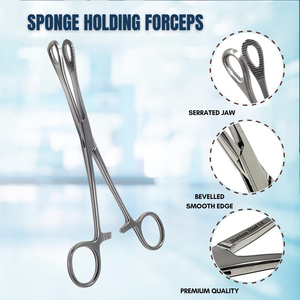 Éponge de perçage en acier inoxydable de qualité supérieure du meilleur fournisseur Fabriqué au Pakistan Instrument médical à prix compétitif - Product Image 3