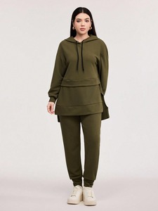 Streetwear Tracksuit Set Women and Men Two Piece <b>Hoodie</b> and Pants Casual Outfit Wholesale Supplier - Product Image 6