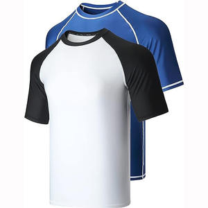 Rashguard MMA pour homme, manches courtes, séchage rapide, compression, vêtements d'entraînement, 85% polyester, 15% élasthanne, transfert par sublimation - Product Image 1