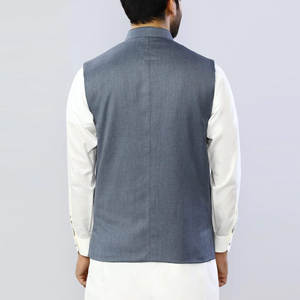 Chaleco de lona de color sólido de fabricante profesional para hombre, ropa exterior para bodas, gran oferta a precio barato - Product Image 2