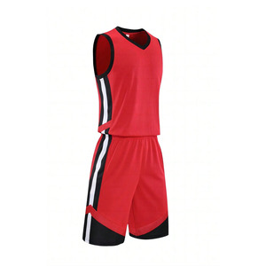 Uniforme de basket-ball par sublimation Vêtements de sport Uniforme de basket-ball pour l'entraînement Ensemble respirant Uniformes de basket-ball réversibles avec logo personnalisé - Product Image 5