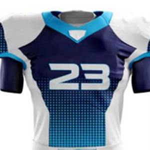 Conjuntos de Camisetas de Fútbol de Manga para Hombre y Niño de Alta Calidad, Uniformes de Fútbol Americano Sublimados y Estampados, Transpirables en la Parte Delantera - Product Image 6