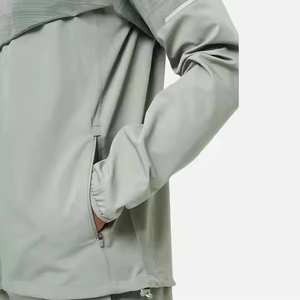 Custom Label Sportswear Set Mens Sports Suits <b>Zip</b> up Jacket Windbreaker Short Set Outdoor Gym Wear <b>Hooded</b> Tracksuits - Product Image 4