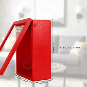 Caja <span class=keywords><strong>de</strong></span> <span class=keywords><strong>Emergencia</strong></span> Divertida con Martillo - Decoración <span class=keywords><strong>de</strong></span> Escritorio Metálica Personalizada y Regalo Original - Product Image 2