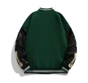 Chaquetas universitarias para hombre con estampado de logotipo profesional Abrigo de invierno de moda superior con cuello levantado Precio competitivo - Product Image 4