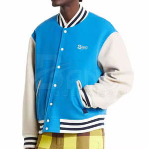 Chaqueta Universitaria de Invierno para Hombre con Logotipo Personalizado en la Parte Delantera, 100% Algodón, Secado Rápido y Transpirable, Hecha en Pakistán - Product Image 3