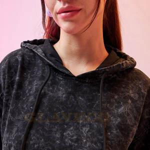 Vêtements délavés à l'acide Sweats à capuche pour femmes à séchage rapide Sweats à capuche pour femmes à manches longues Sweats à capuche pour femmes - Product Image 6