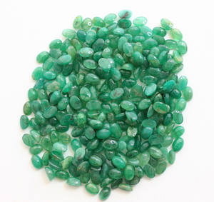 Alta calidad genuina Zambia esmeraldas verdes cabujones ovalados sueltos venta joyería grado esmeraldas verdes esmeraldas naturales - Product Image 3