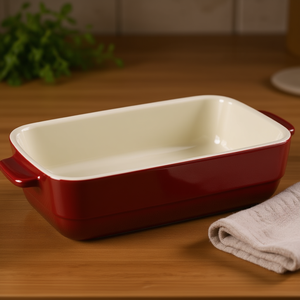 Kela Casserole Dish Rectangular <b>Ceramic</b> Oven Safe Baking Dish Durable Modern Design For Everyday Use - Product Image 3