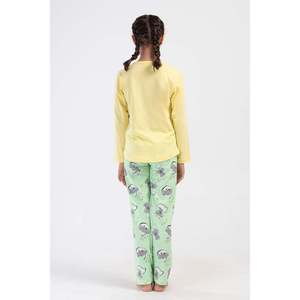 ชุดนอนเด็กทรงโอวัล (9-10/15-16) - สีขาว - สีขาว - Product Image 4
