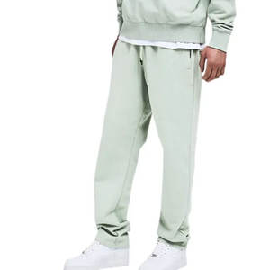 Chándal de gran tamaño de algodón lavado con ácido unisex logotipo personalizado ecológico conjunto de chándal al por mayor diseño de ropa a granel de invierno para hombre - Product Image 6