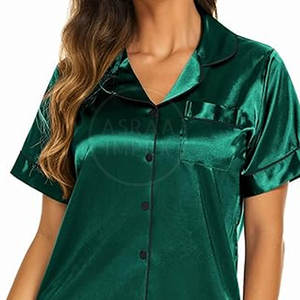 ชุดนอน2ชิ้นสำหรับผู้หญิงชุดกางเกงขาสั้นระบายอากาศได้ดีเหมาะกับทุกฤดูกาล - Product Image 4