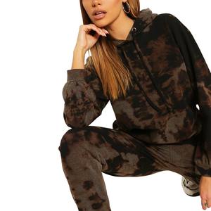 Personalizado Tie Dye Wash 100% algodón hecho francés Terry mujeres sudaderas con capucha mejor fabricante personalizado de alta calidad señoras sudaderas con capucha - Product Image 4