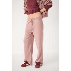 Pantalons décontractés en coton coupe droite - Product Image 3