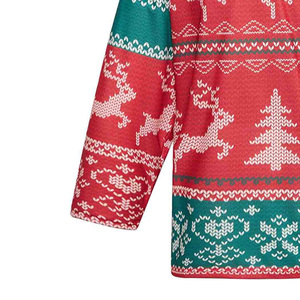 Chaqueta de Jersey de hockey unisex sublimada personalizada Juego de hockey sobre hielo de práctica de Navidad con sublimación completa con nombre de equipo personalizado - Product Image 6