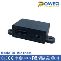 Stasiun pengisi daya USB ganda 2-Port Strip daya Sofa dengan jaringan WiFi 110V tegangan terukur