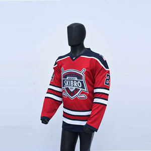 Best-Selling Customizable Red Ice Hockey Jersey Stylish and Unique Design - Product Image 2