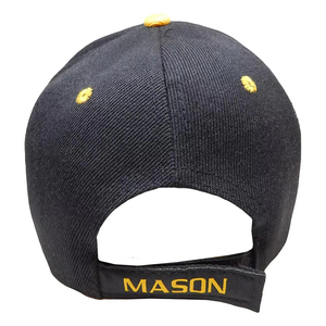 Gorra de Béisbol Masónica para Maestro Masón, Negra, con Bordado del Logotipo de Escuadra y Compás, Estilo Hip Hop, Personalizada - Product Image 5