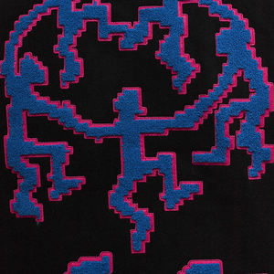 Veste d'hiver pour homme sur mesure par le fabricant OEM, col montant fin, broderie en chenille, manches en cuir, longue, coupe-vent - Product Image 5