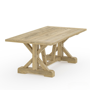 ชุดโต๊ะรับประทานอาหารกลางแจ้งไม้สักรีไซเคิลทันสมัย พร้อมม้านั่ง 4 ที่นั่ง ทนทานต่อสภาพอากาศ เป็นมิตรกับสิ่งแวดล้อม เฟอร์นิเจอร์สวน ชุดโต๊ะรับประทานอาหาร - Product Image 5