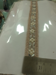 Embroidered Floral <b>Ribbons</b> on Net Fabrics Suitable for Use by Hat Designers and Children's Clothing Designers Ideal for Resale - Product Image 6