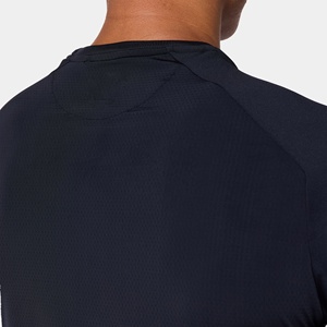 Vêtements de sport en gros, coton et élasthanne, t-shirt de fitness pour homme à manches courtes, coupe ajustée, respirant, motif imprimé personnalisé - Product Image 6