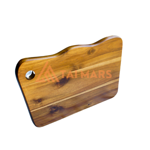Tabla de cortar de madera de pino hecha a mano, tabla de cortar de madera de acacia de TAIMARS - Product Image 1