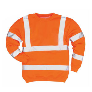 Sudaderas de seguridad más vendidas de alta visibilidad Trabajo Hi Vis Alta calidad Hi Vis Trabajo DE SEGURIDAD Sudadera reflectante de manga larga - Product Image 4
