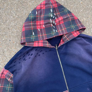 Sudadera Holgada Unisex con Estampado de Letras Coloridas y Diseño Hip-hop Urbano Y2K con Efecto Desgastado por el Sol - Product Image 3