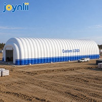 Hangar pneumatique à grande portée pour l'entretien des avions et le stockage aéronautique