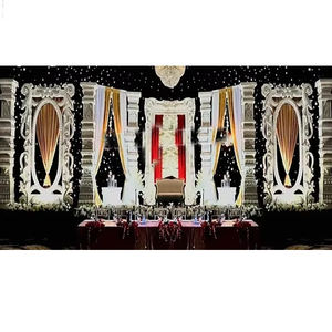 เวทีงานแต่งงานยอดนิยมและดีที่สุดสำหรับตกแต่งภายใน  งานแต่งงานธีมยุโรป  งานเลี้ยงฉลองงานแต่งงาน  เวทีงานแต่งงานเอเชียใต้สุดหรู  นิวยอร์ก - Product Image 1