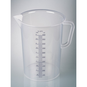 Vasos graduados de plástico con asa, graduación azul, 250 ml y 1000 ml, para uso industrial y de laboratorio, de Burkle GmbH - Product Image 4
