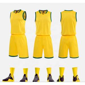 ชุดบาสเก็ตบอลตาข่ายแบบใหม่ ปี 2026  ระบายอากาศได้ดี  สีน้ำเงิน  ผลิตตามสั่งในปากีสถาน - Product Image 5