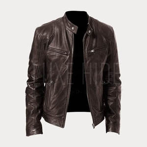 Vente à chaud Veste de moto facile à porter pour hommes Veste de moto coupe-vent légère teinte unie pour hommes - Product Image 3