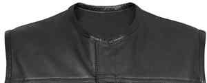 2025 Custom Genuine Leather Biker <b>Vest</b> for Men Winter Waterproof Breathable Casual Wear Embroidery Patches <b>Black</b> Hunting <b>Vest</b> - Product Image 3
