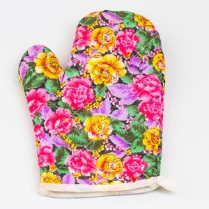 Color blanco de gran tamaño 100% algodón ecológico Apto para lavavajillas manopla de horno de moda para uso en horno y cocina - Product Image 6