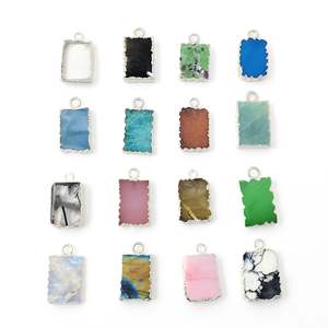 Zubeda Gems Art Déco Pendentif Brut Fantastique Grade Multi Gemstone Charme Pendentif Guérison Pierre Brute Nouvelle Arrivée Pendentif - Product Image 5