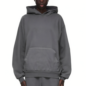 Personalizado francés Terry Vintage ácido lavado hombres Zip up bordado Sudadera con capucha fabricantes OEM 400 500gsm sudaderas con capucha logotipo personalizado 100% algodón - Product Image 2