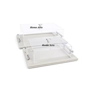 ถาดรองขนมหนังพร้อมโดมสีดำทรงโดมทำจากอะคริลิคทรงโดม - Product Image 5