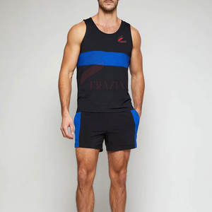 Camiseta sin mangas de gran tamaño de último diseño de servicio OEM para hombres Camiseta sin mangas de hombre de precio bajo de fabricante alto - Product Image 4