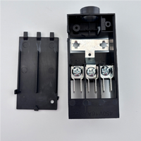 Bloc de bornes à 2 voies, connecteur à vis résistant à la chaleur, 250V 10A ABS/PBT pour cuisinières, -30C à 85C BX-1 PL100