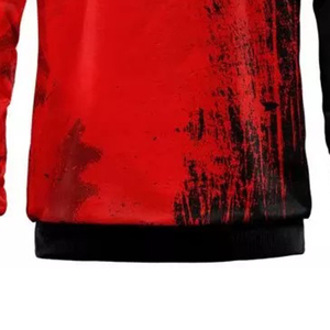 Sweat-shirt à col rond à manches longues avec logo personnalisé pour hommes, sweatshirts ajustés de couleur personnalisée - Product Image 6