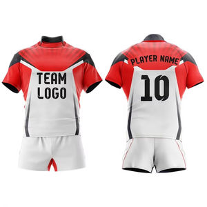 Uniformes de Rugby Personalizados al por Mayor de Alta Calidad, Diseño Personalizado, Tallas Grandes, Impresión por Sublimación, 100% Poliéster, Jersey de Rugby de Secado Rápido - Product Image 6