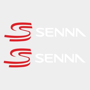 Adesivi con Scritte Senna Pre-Applicate 25x6cm Compatibili con Ducati Senna - Product Image 5