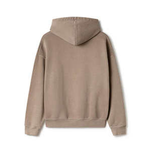 Sudadera con capucha de talla grande para hombre, sudadera de invierno con logotipo impreso bordado a la moda informal para gimnasio al aire libre - Product Image 2