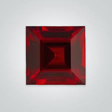 พลอยโกเมนสีแดงธรรมชาติ 1.5 มม. ทรงสี่เหลี่ยมเจียระไนแบบสเต็ปคัต คุณภาพดีที่สุด สำหรับทำเครื่องประดับ - Product Image 4