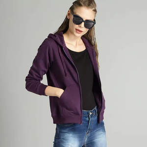 Women's Winter Solid Color Fleece Pullover Hoodies with Front Logo Position for Digital Printing Breathable <b>Sweatshirt</b> - Product Image 6