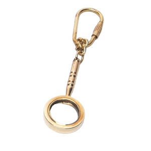 Llavero de pétalos de barco náutico de diseño moderno de moda, cadenas de técnica tallada personalizadas de Metal de latón, fabricante de pulido liso de exportación - Product Image 2