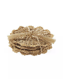 Natural Charm Seagrass <b>Coasters</b> with Holder Set <b>Coasters</b> <b>for</b> <b>Drinks</b> in Restaurant Hotel Home Party - Product Image 2